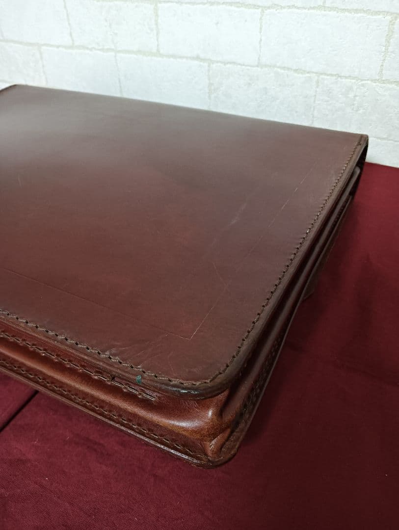 美品! 最高級!ロイズラゲッジLIoyd's肉厚ブライドルレザー ブリーフケース