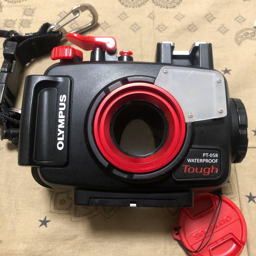 完品 OLYMPUS TG-5 防水カメラ PT-058 防水プロテクターセット