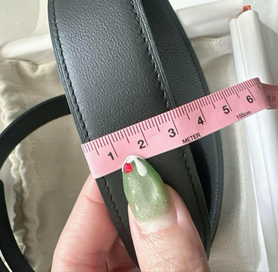 HERMES エルメス ベルト バックル リバーシブル トゴ マッド ブラック