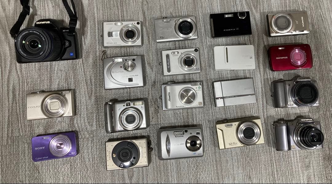 デジカメ19台まとめ売り　※動作未確認