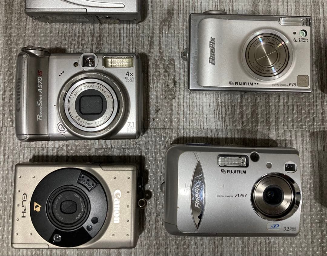 デジカメ19台まとめ売り　※動作未確認