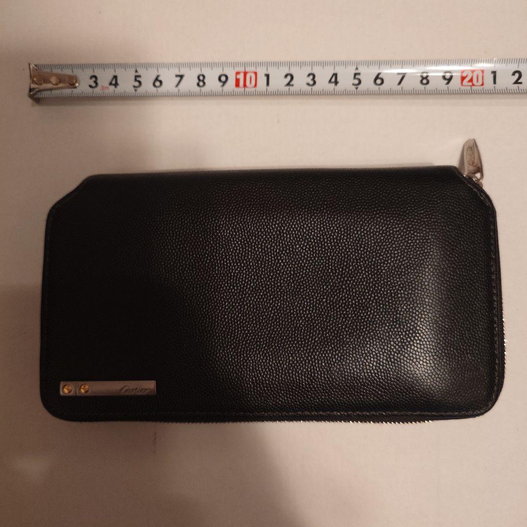 Cartier 黒 長財布 約20cm