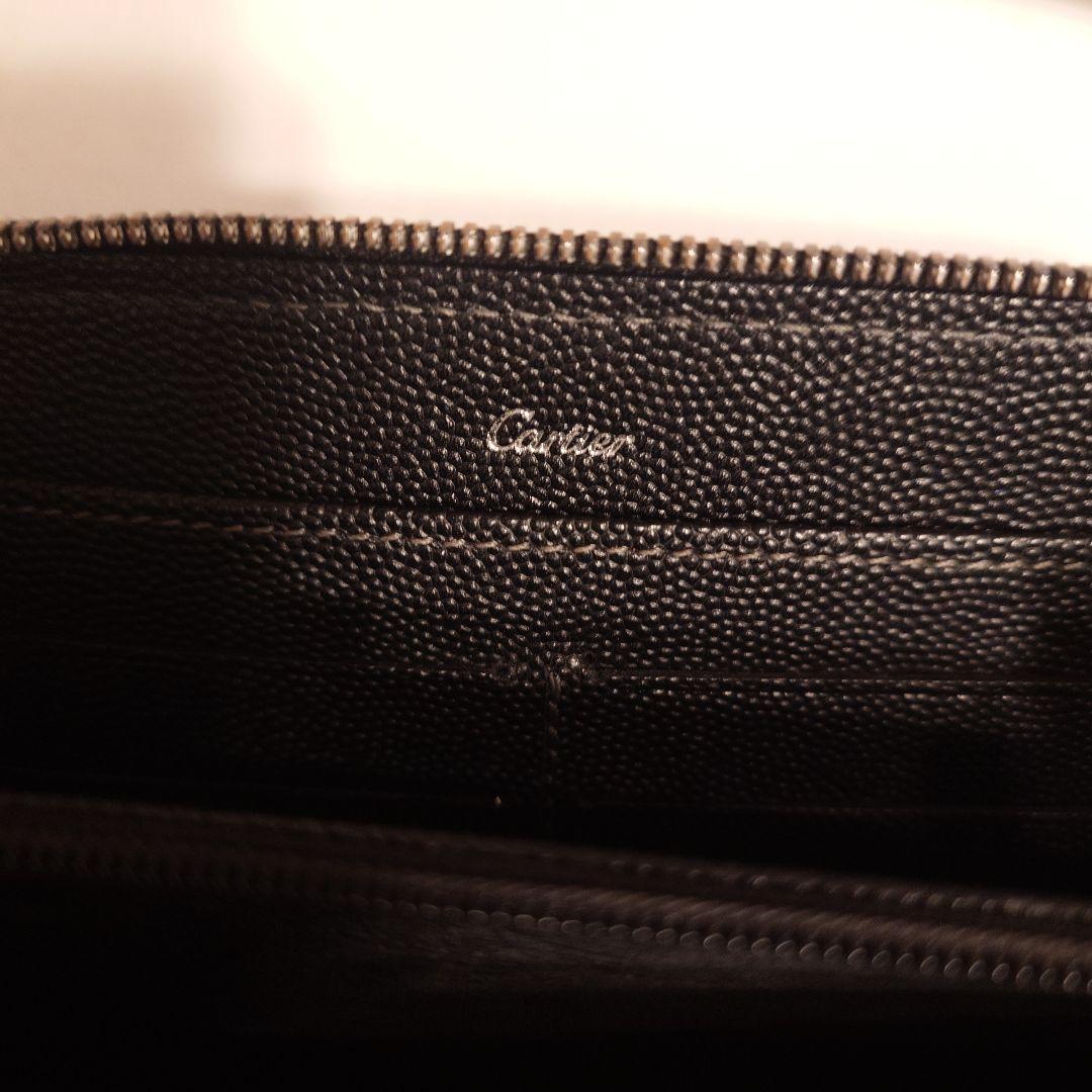 Cartier 黒 長財布 約20cm