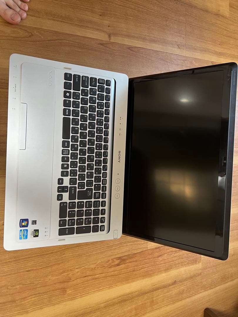 Sony VAIO ノートPC シルバー ACアダプター付き