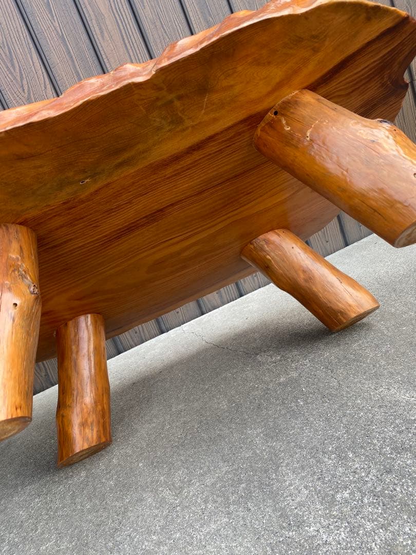 座卓　一枚板テーブル　天然木　和風　和室　茶道具　煎茶道具