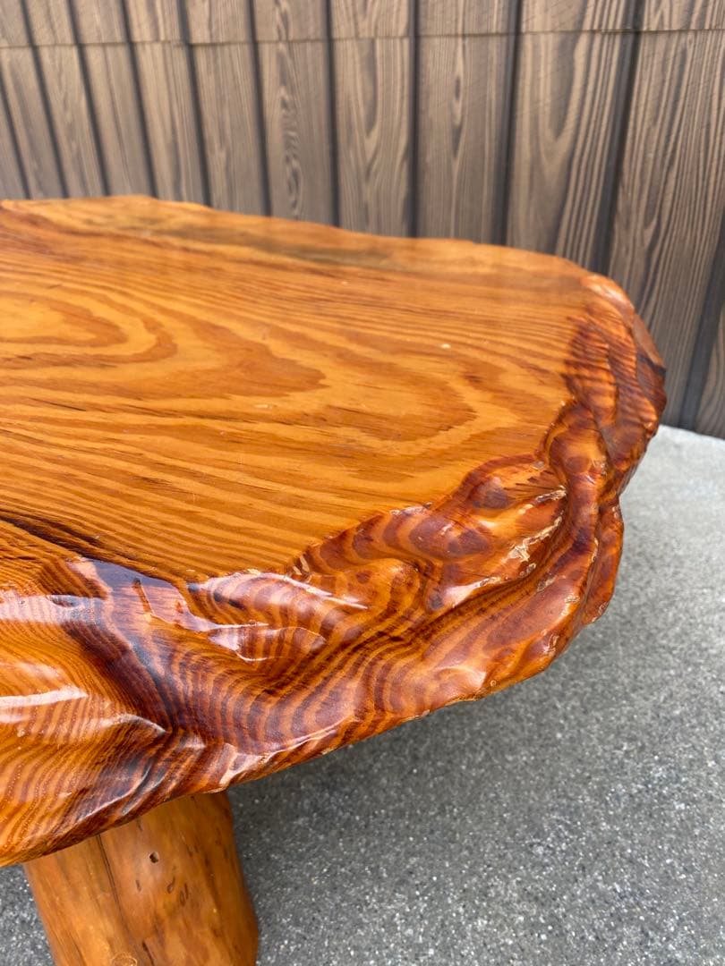 座卓　一枚板テーブル　天然木　和風　和室　茶道具　煎茶道具