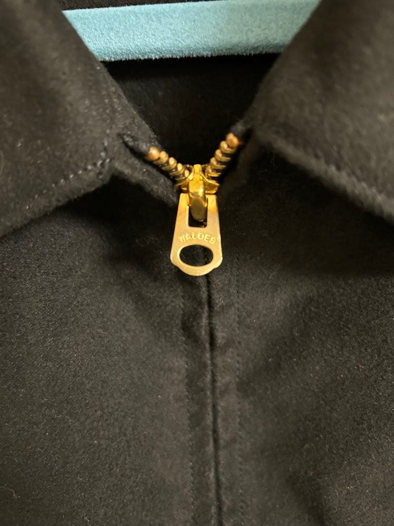 comoli コモリ　モールスキン　ジップショートジャケット