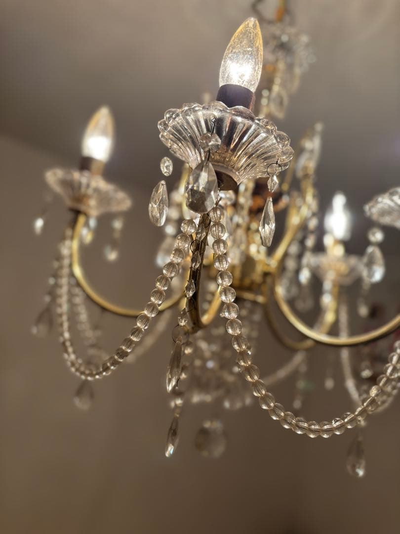 ゴージャス　シャンデリア　5灯　替え電球1個付き