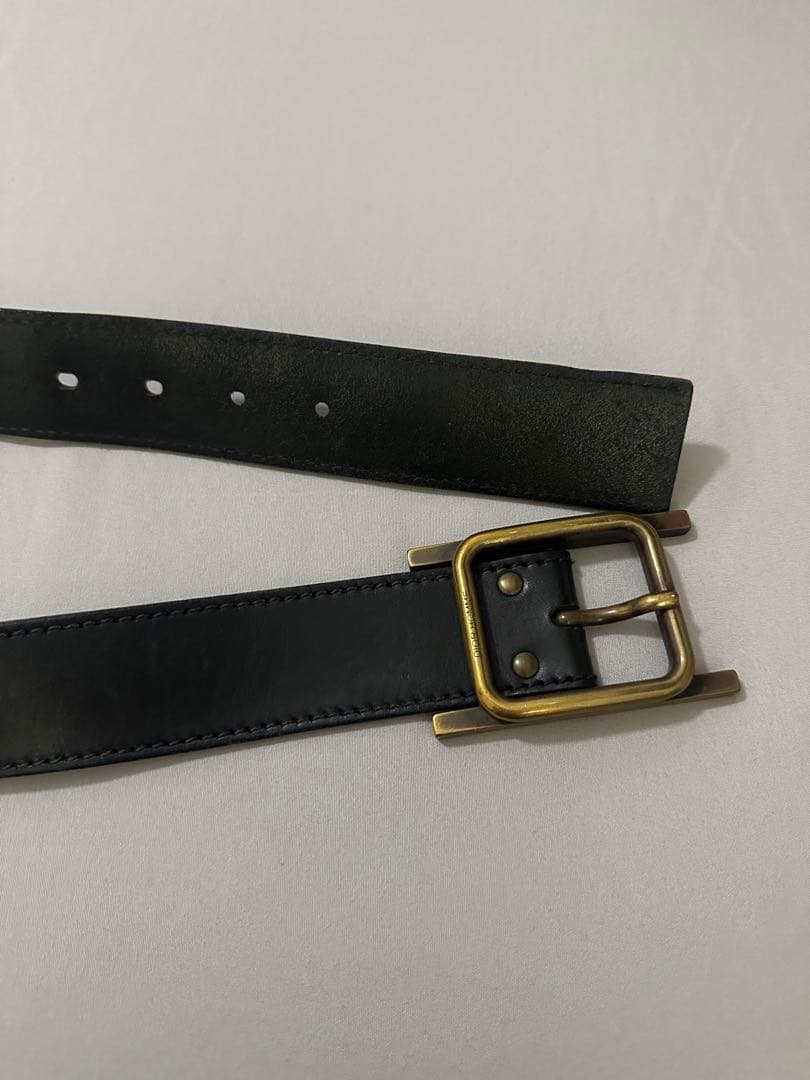 DIOR HOMME 2005AW エディ・スリマンHバックルベルト85ブラック