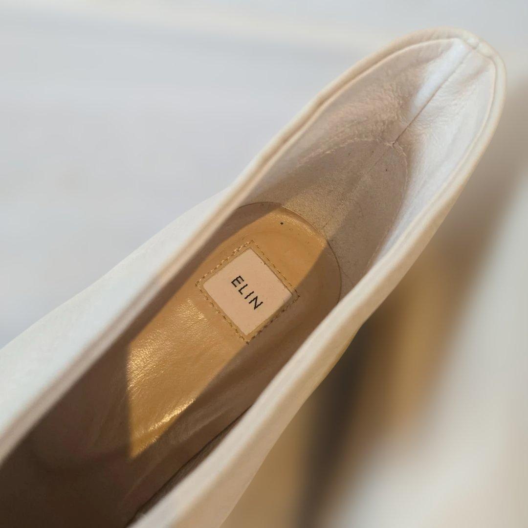 人気✨ELIN エリン ポインテッドトゥミニブーツ ブーツ 36 ベージュ