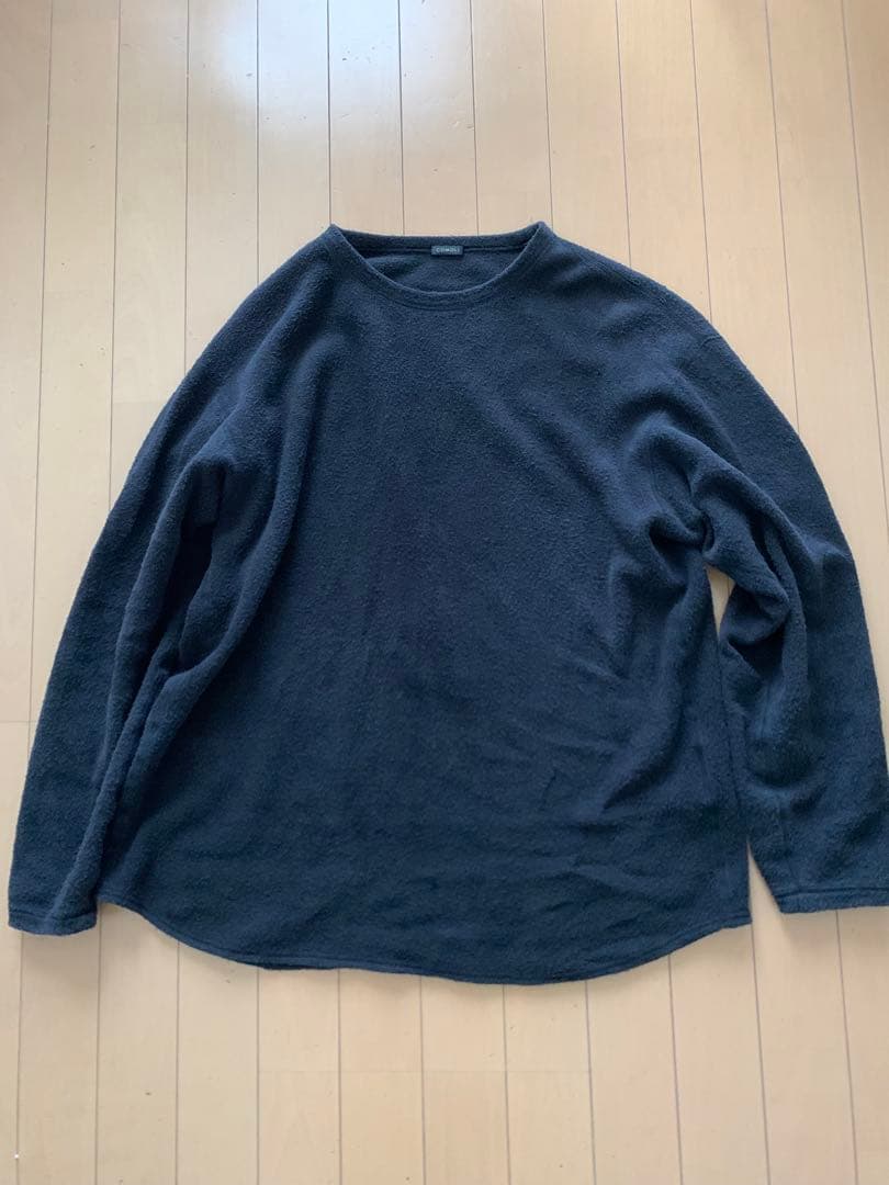 COMOLI 25aw シルクフリースクルーネック