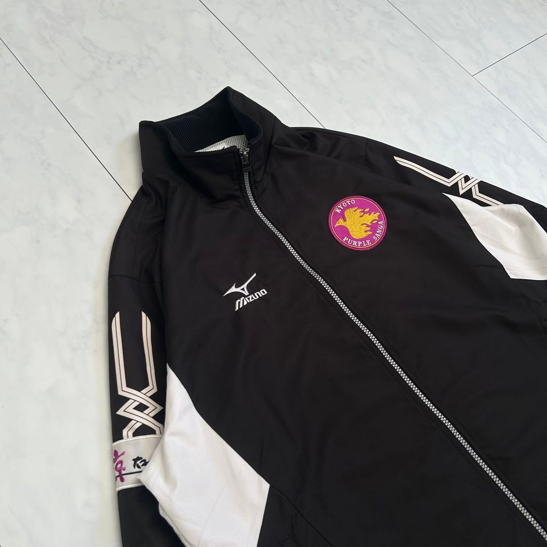 【非売品】ミズノ　ナイロンジャケット　選手支給品　京都パープルサンガ　00s L