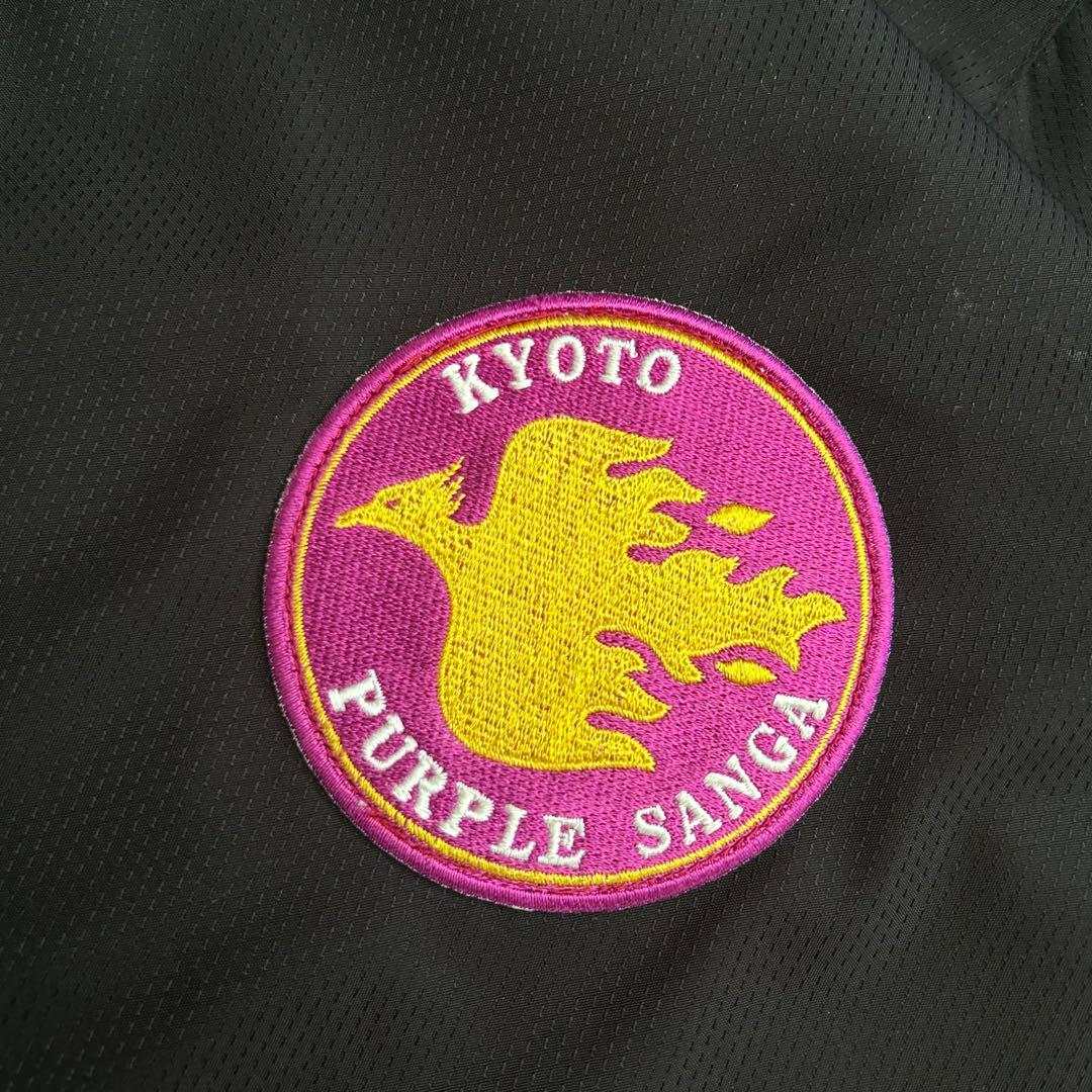 【非売品】ミズノ　ナイロンジャケット　選手支給品　京都パープルサンガ　00s L