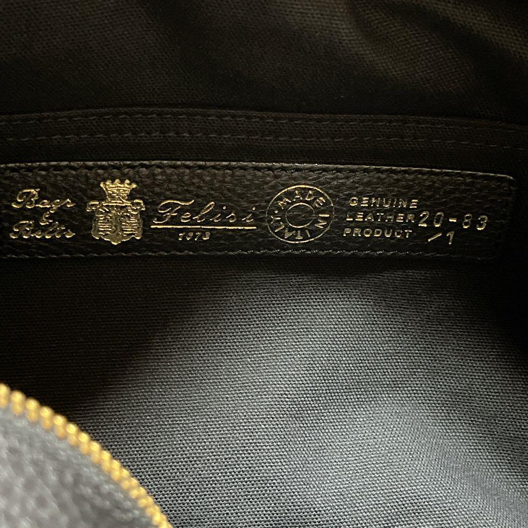 未使用級✨フェリージ 近年モデル wool blend handbag バッグ