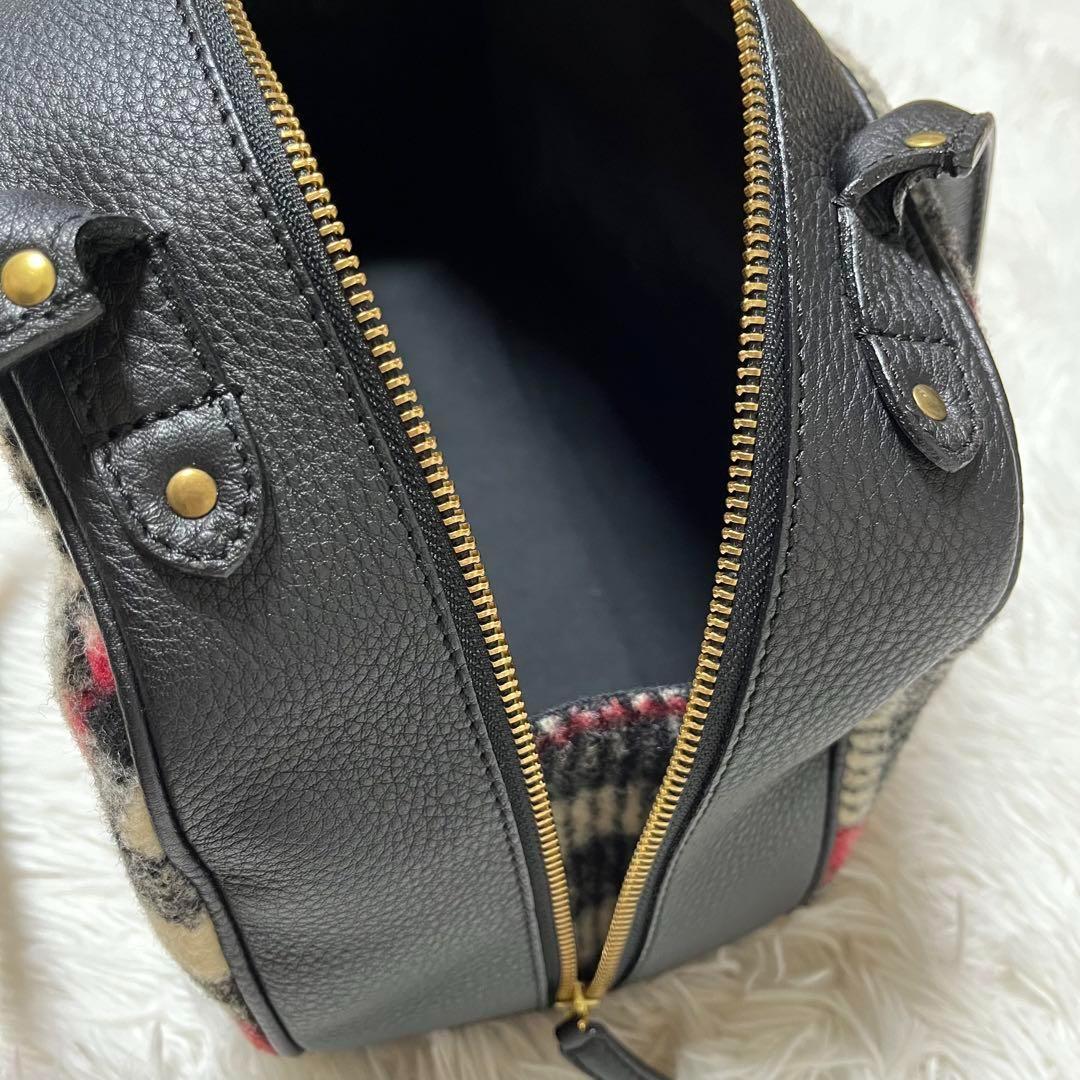 未使用級✨フェリージ 近年モデル wool blend handbag バッグ