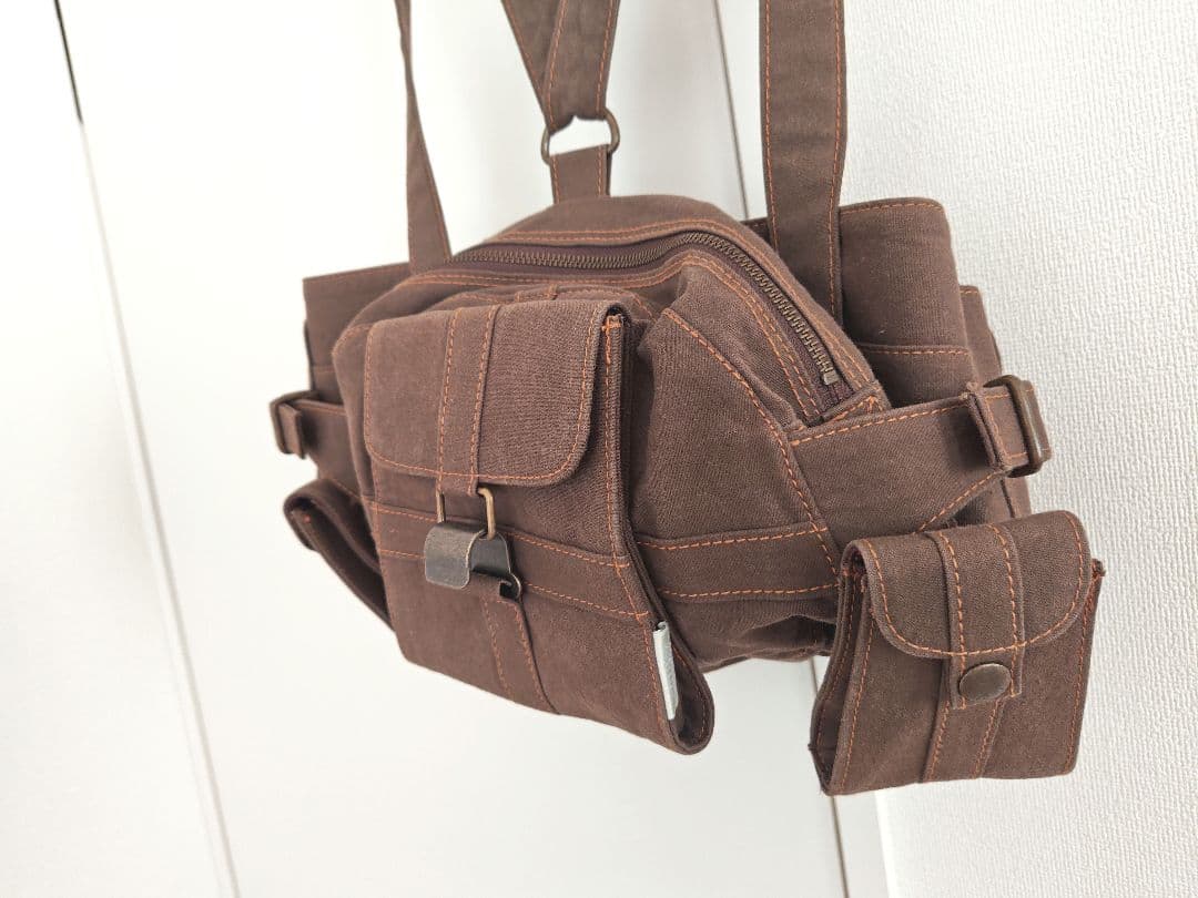 20471120 バッグ バッグパック リュック ウエストポーチ ブラウン