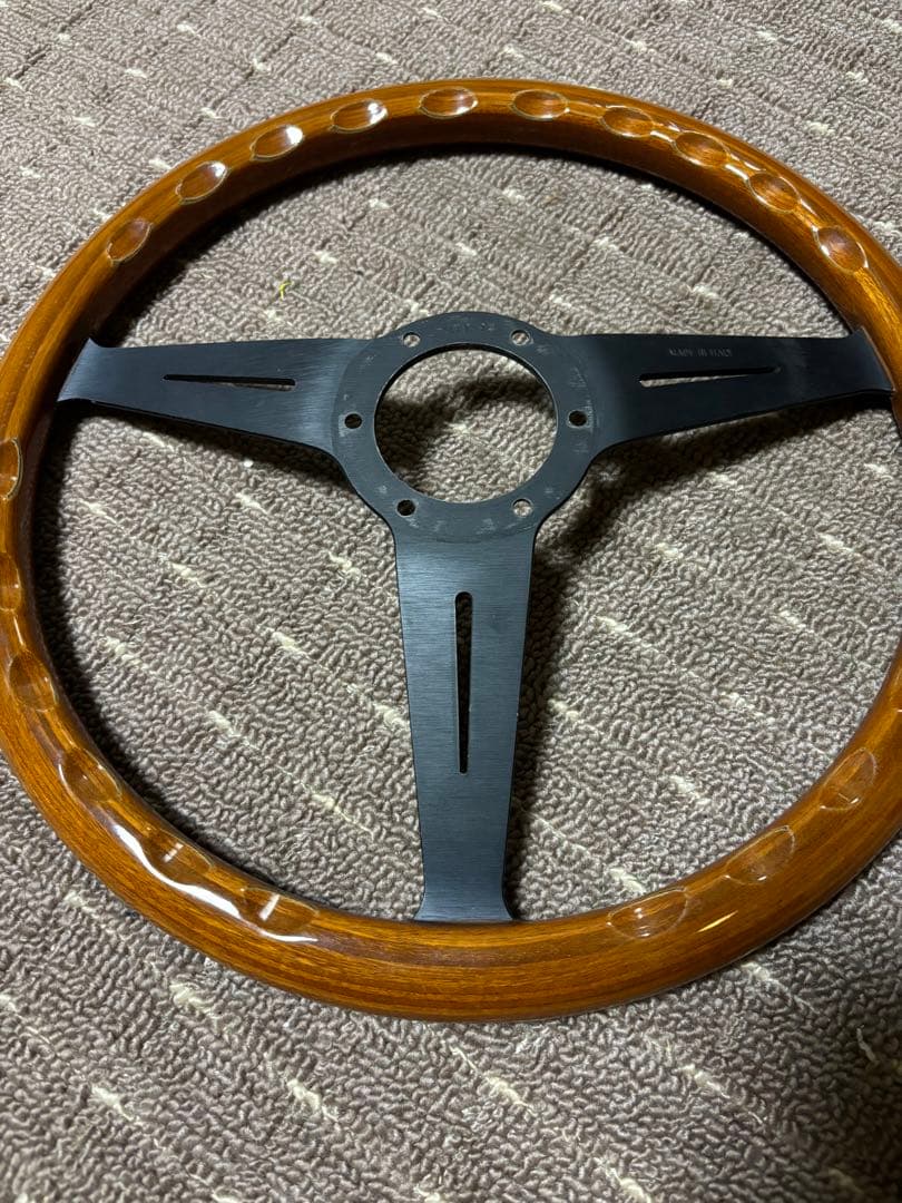 Nardi ステアリングホイール 3スポーク ウッド