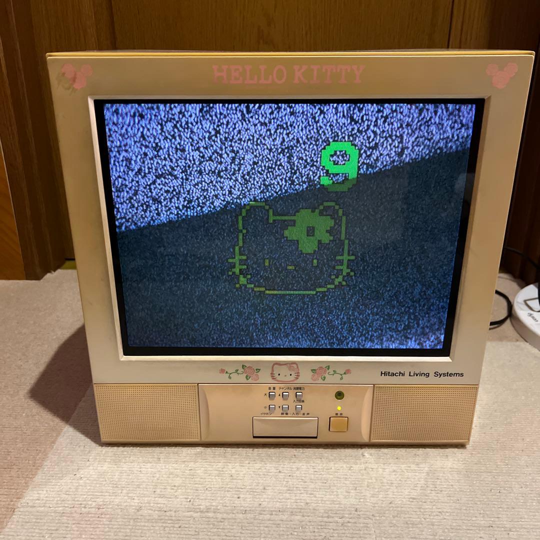 日立⭐︎サンリオHello Kitty⭐︎ブラウン管テレビ2001年式⭐︎訳あり