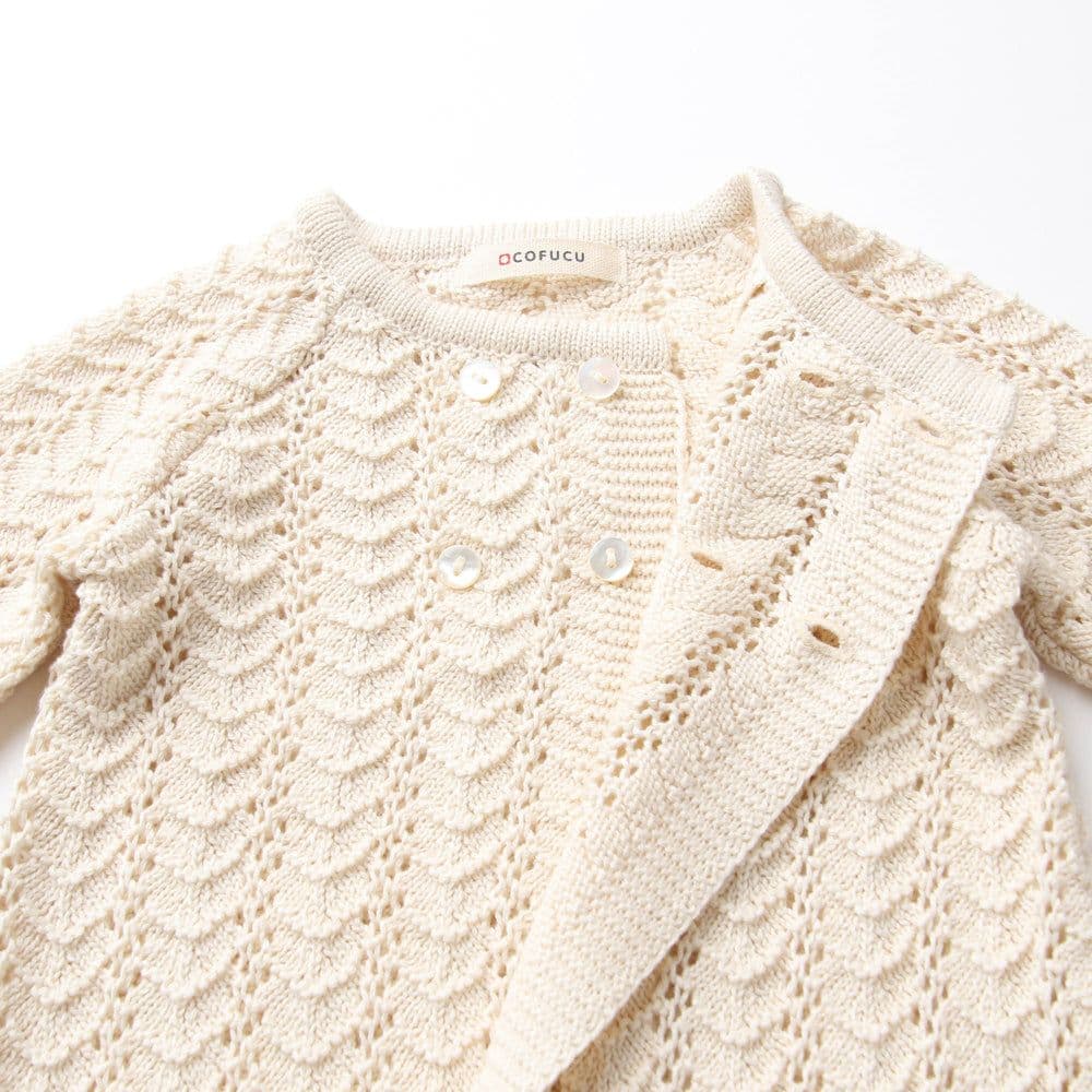 コフク cofuku ベビードレス 帽子 靴下付き