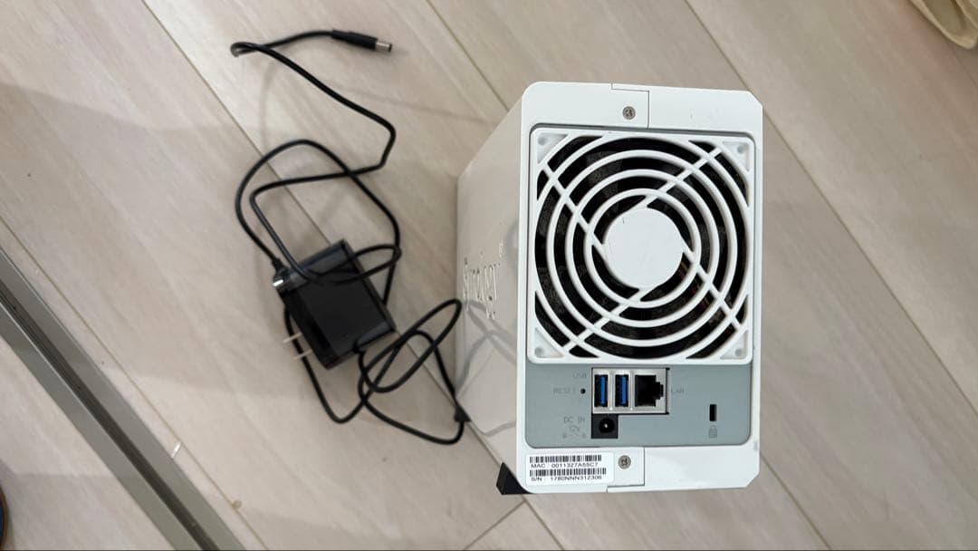 Synology NAS ホワイト DS216j動作確認済