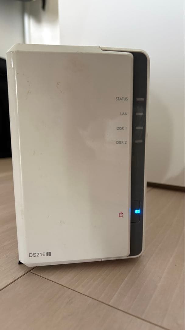 Synology NAS ホワイト DS216j動作確認済