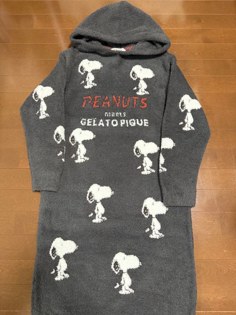 ジェラートピケ　スヌーピー　ワンピース　新品未使用