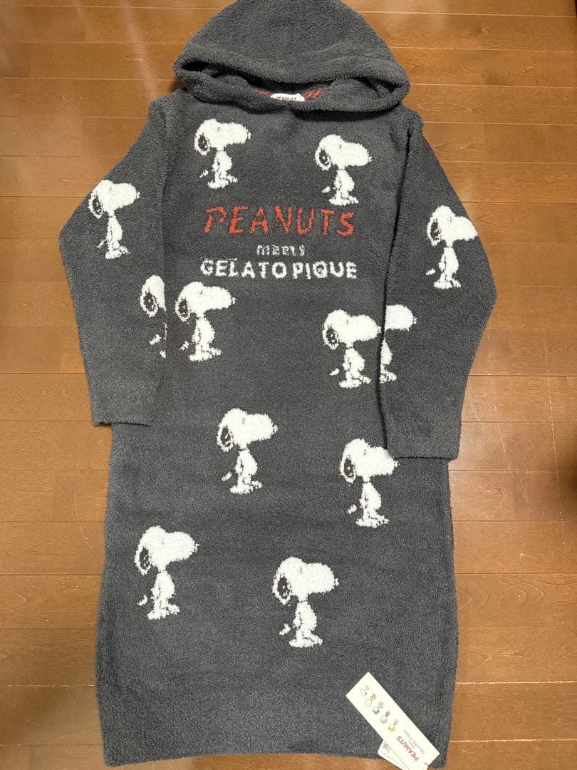 ジェラートピケ　スヌーピー　ワンピース　新品未使用