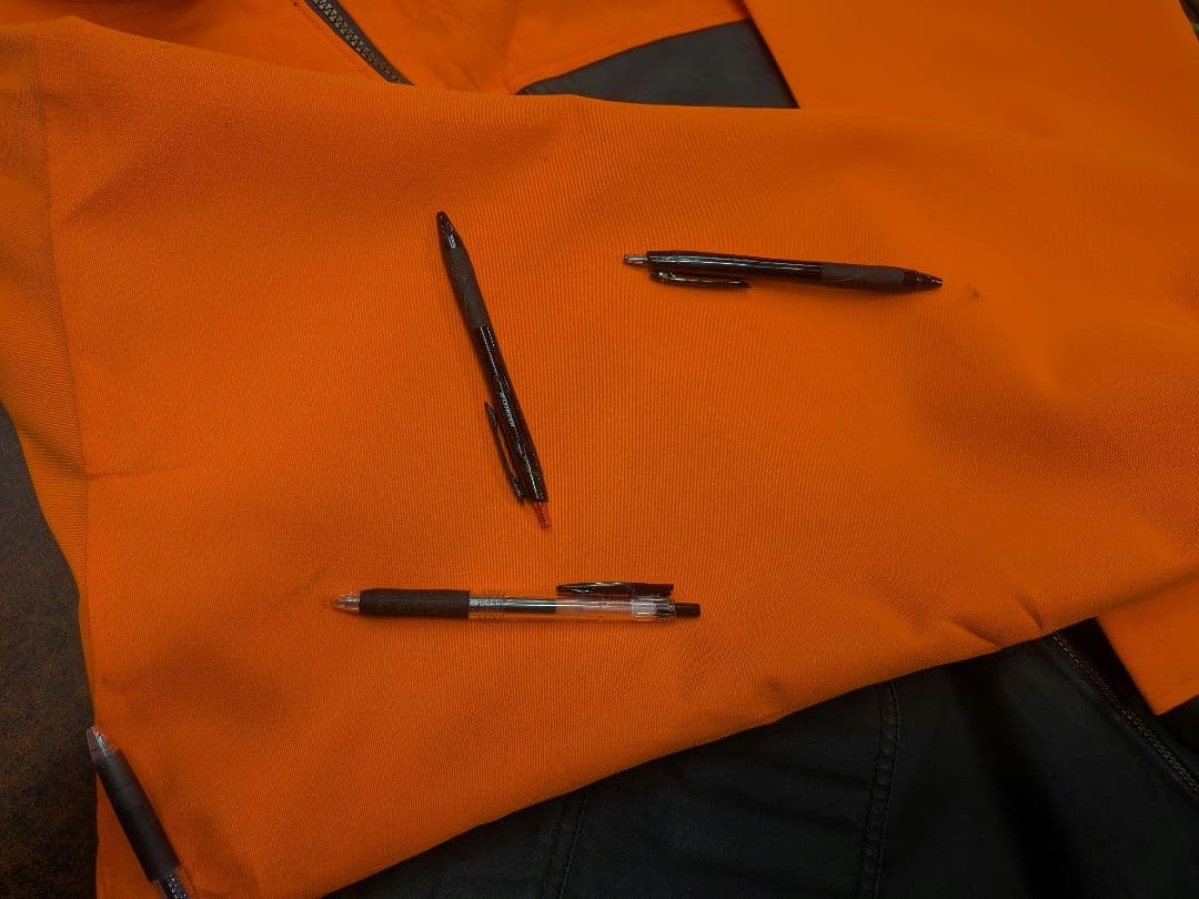 Columbia ハンティングジャケット　オレンジ×ダークグリーン