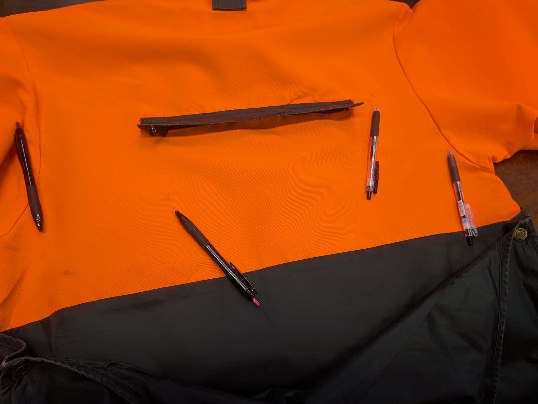 Columbia ハンティングジャケット　オレンジ×ダークグリーン