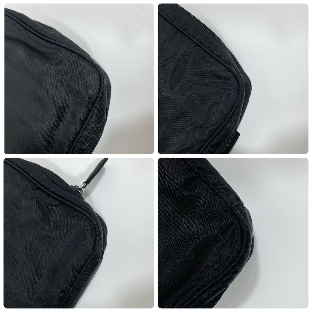 ✨美品✨PRADA　ポーチ　バッグ　三角ロゴ　ナイロン　ブラック