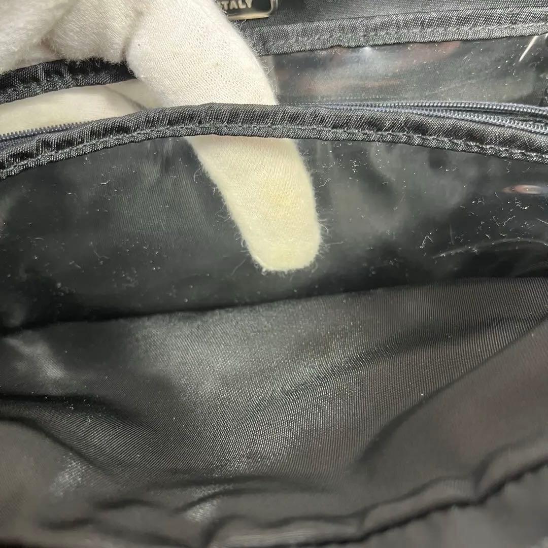 ✨美品✨PRADA　ポーチ　バッグ　三角ロゴ　ナイロン　ブラック