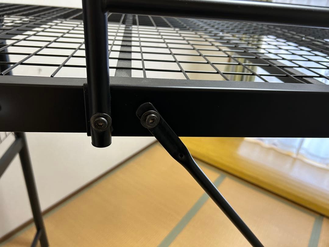 ロフトベッド スチール製【ブラック】