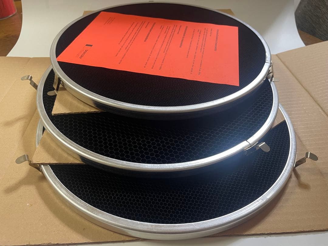 ブロンカラーＰ-65/Ｐ-45/PAR用ハニカムグリッド3枚組