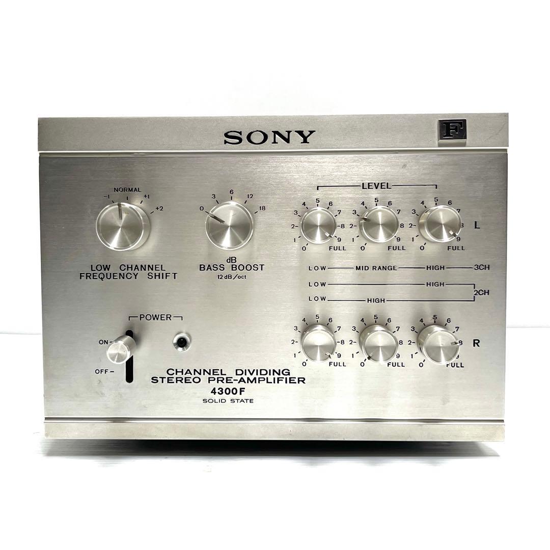 SONY ソニー TA-4300F チャンネル分割ステレオプリアンプ 清掃済み
