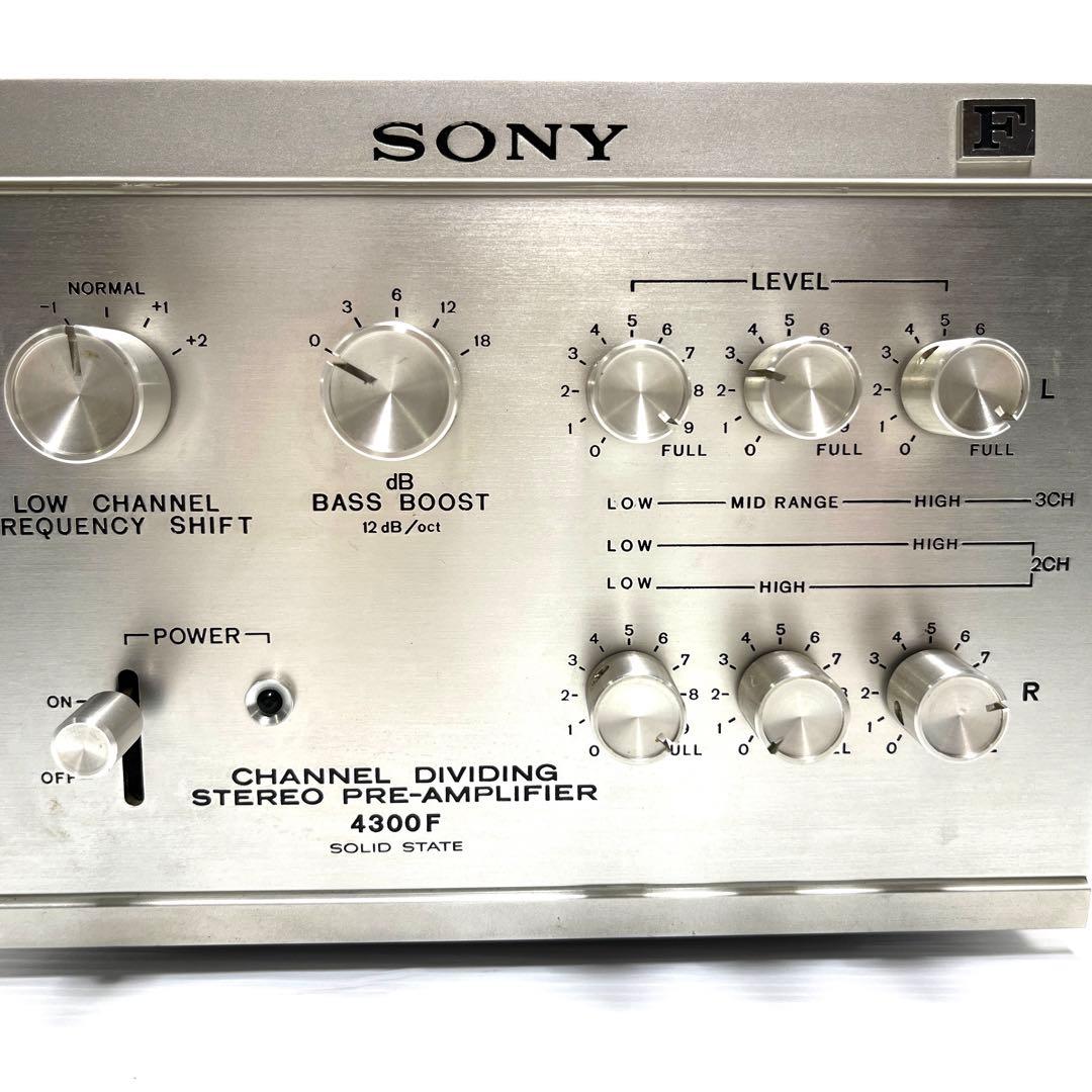 SONY ソニー TA-4300F チャンネル分割ステレオプリアンプ 清掃済み