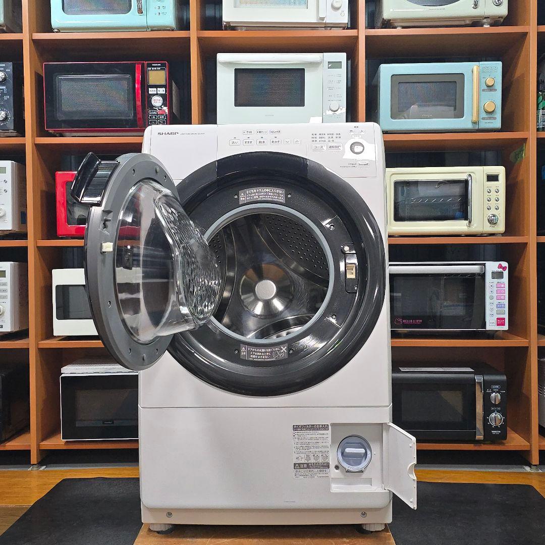 【完全分解洗浄済み】SHARP 7KG ドラム式洗濯機 2021年製