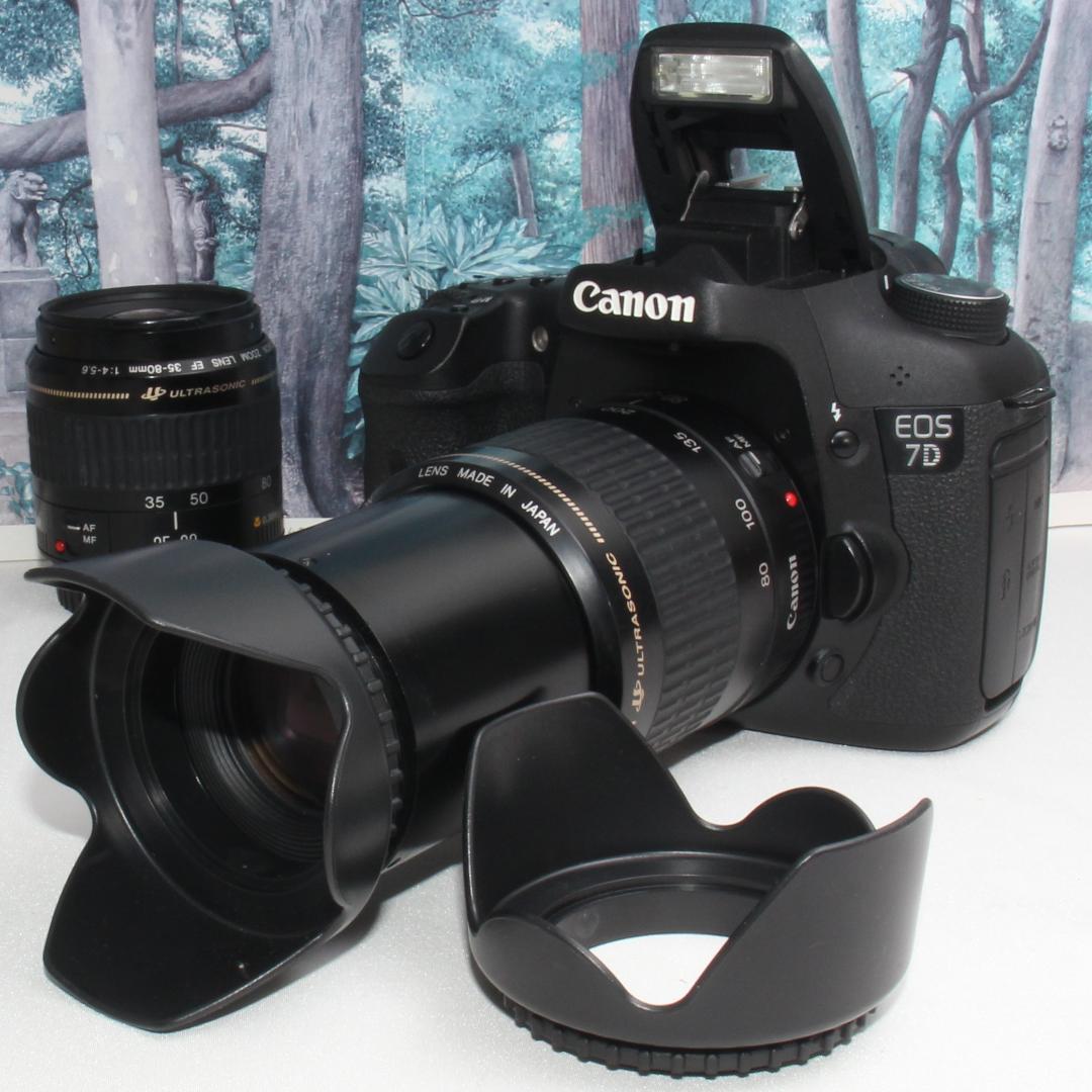 ☆高性能一眼レフ☆Canon EOS 7D ダブルレンズセット☆