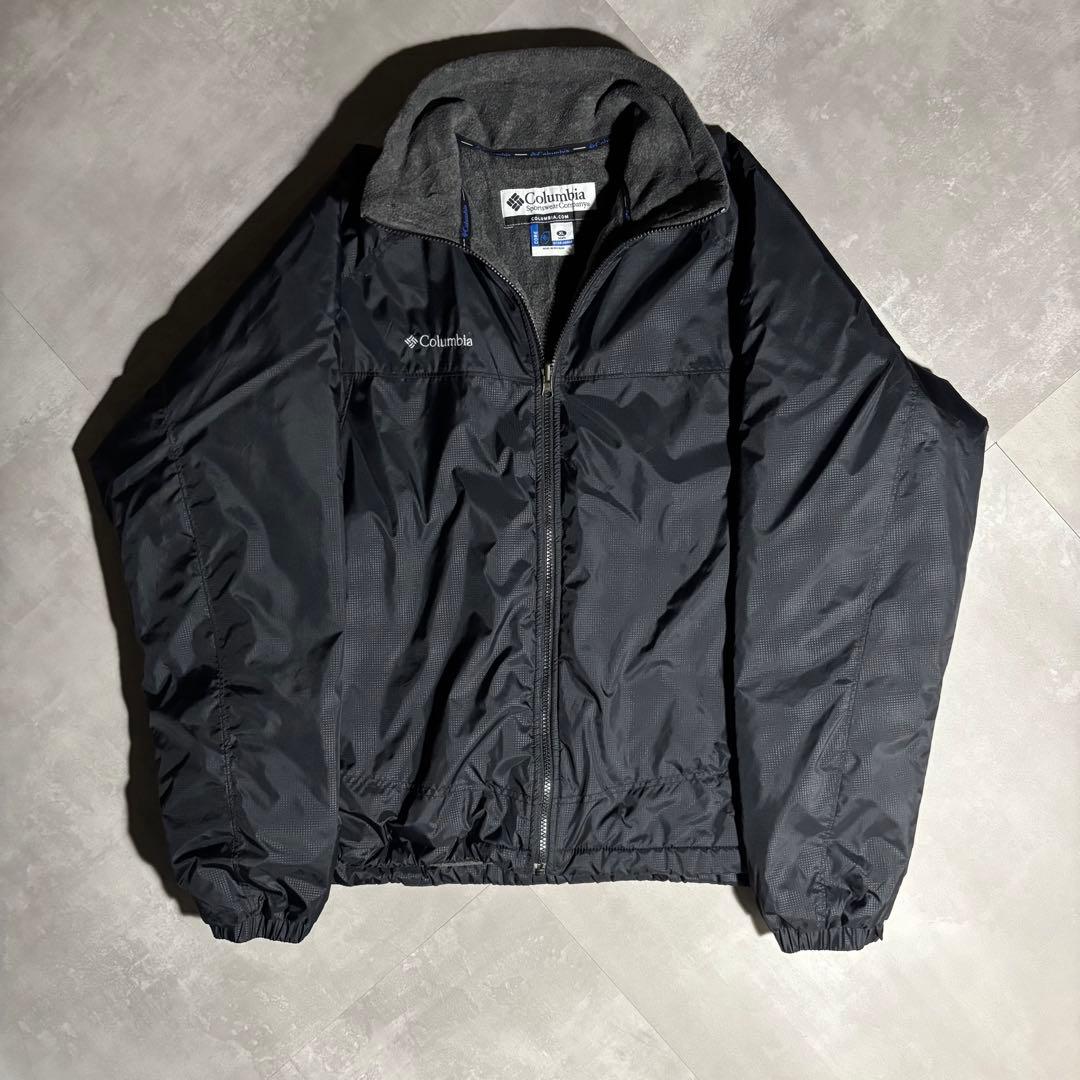 00s コロンビア Colombia パフジャケット　シェルドシンチラ型　黒