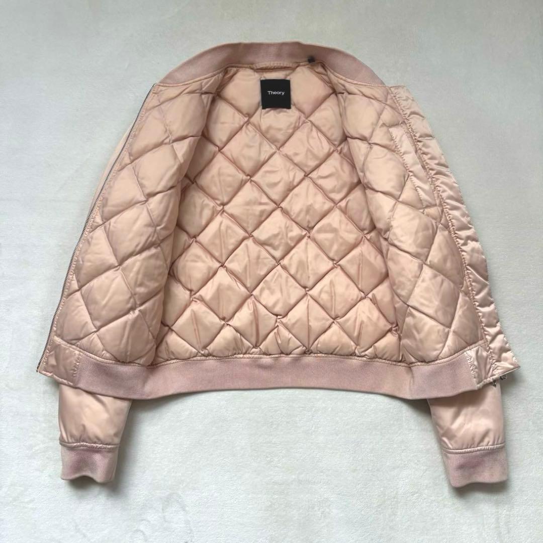 れい　THEORY セオリー　ダウン　ジャンパー　MA1 スタジャン