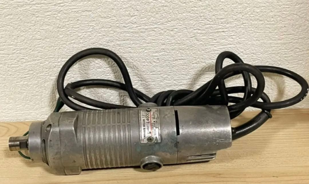 ７　日本精密リューター　　Ｌ４０００ハンドグラインダー＆フェルト　２２個セット