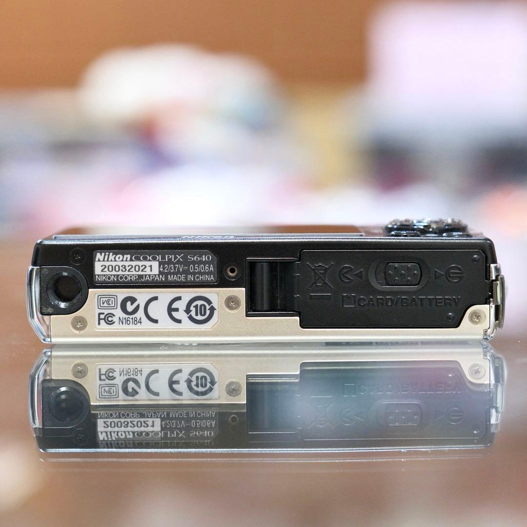 名機 動作品 コンデジ レトロ CCD Nikon COOLPIX S640