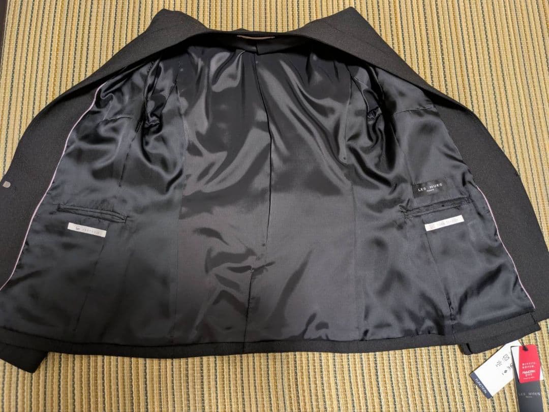 【新品】黒 パンツスーツ セットアップ