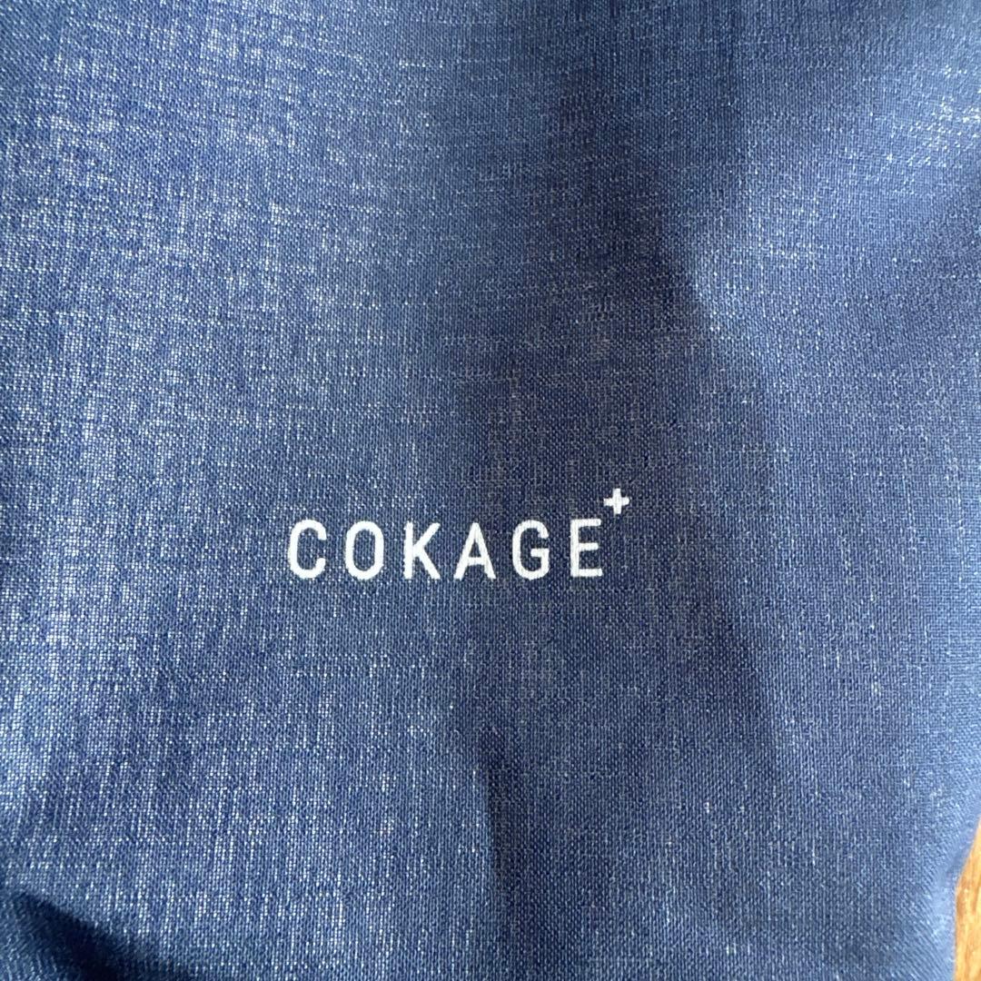 COKAGE+ 木手元ジャンプ折 日傘 折りたたみ傘 デニムブルー