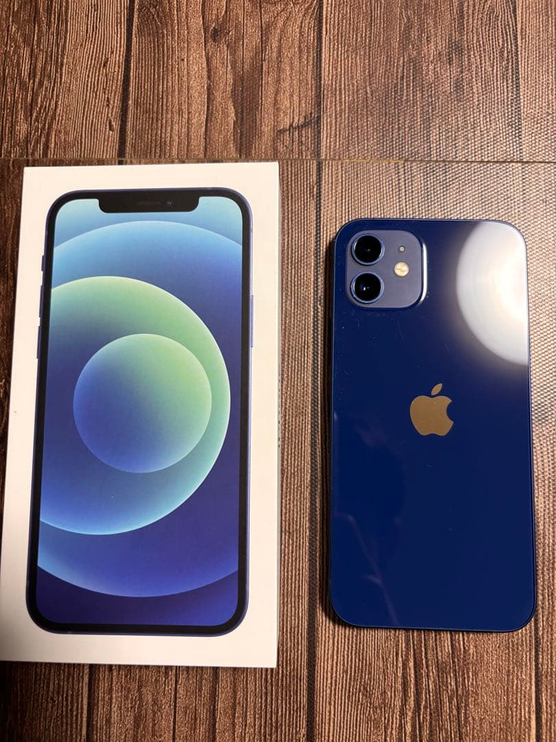 Apple iPhone 12 ブルー64GB 本体　箱付き