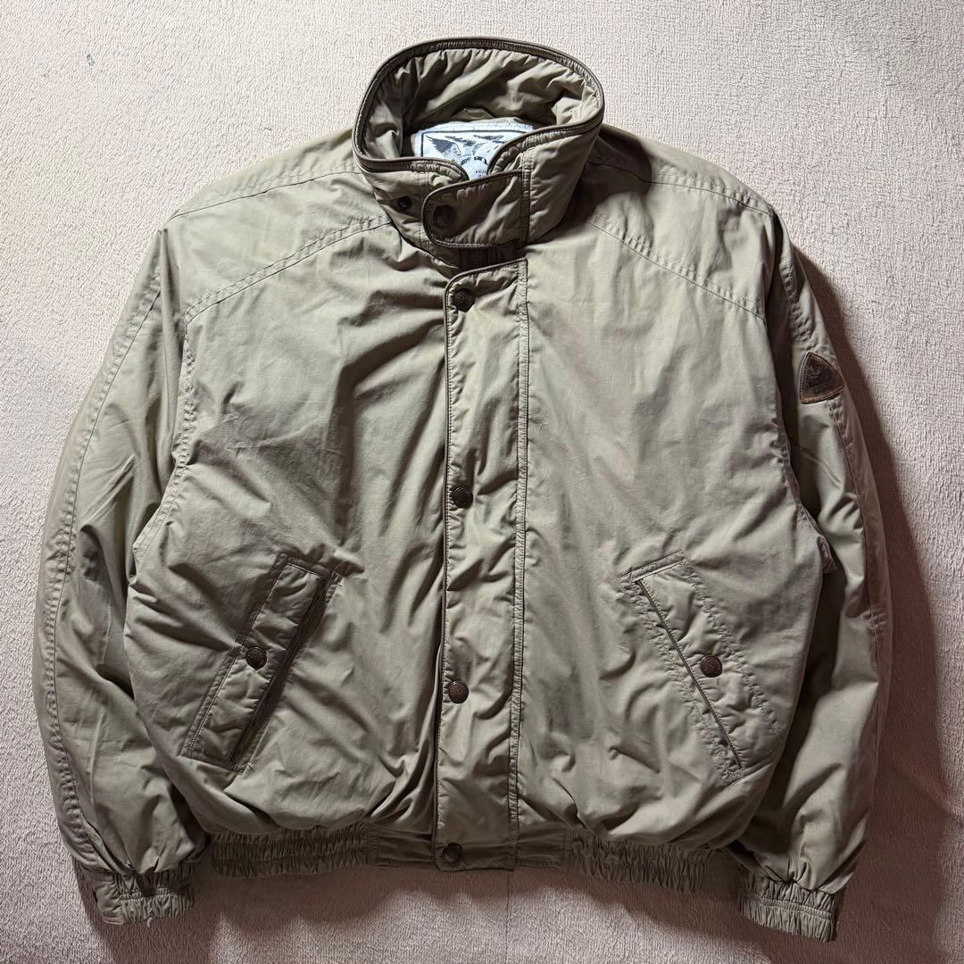 90s HUNTING FIELD ダウンジャケット パフジャケット ベージュ