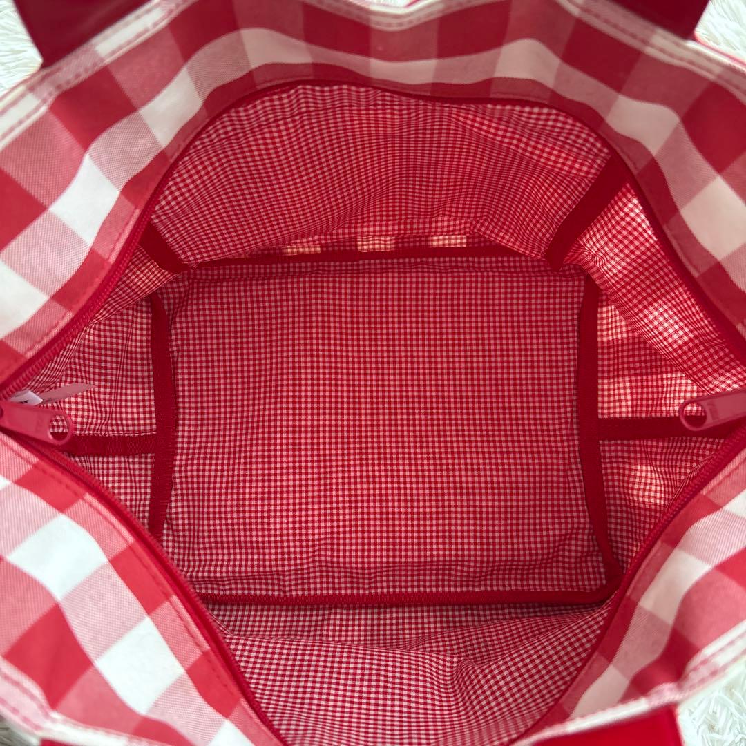 ファミリア70周年限定♡ギンガムチェックトートバッグ