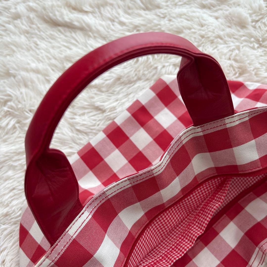 ファミリア70周年限定♡ギンガムチェックトートバッグ