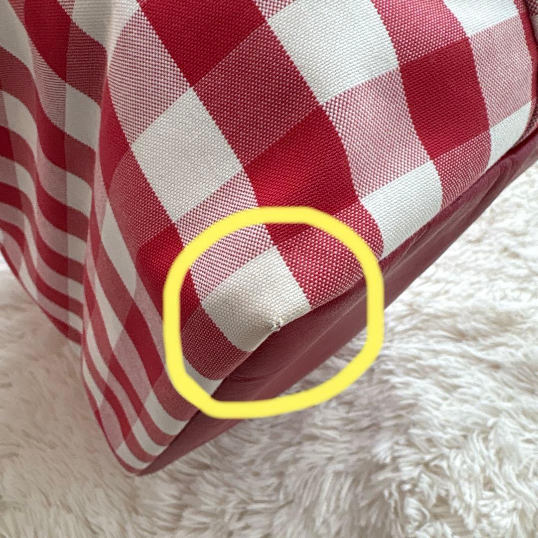 ファミリア70周年限定♡ギンガムチェックトートバッグ