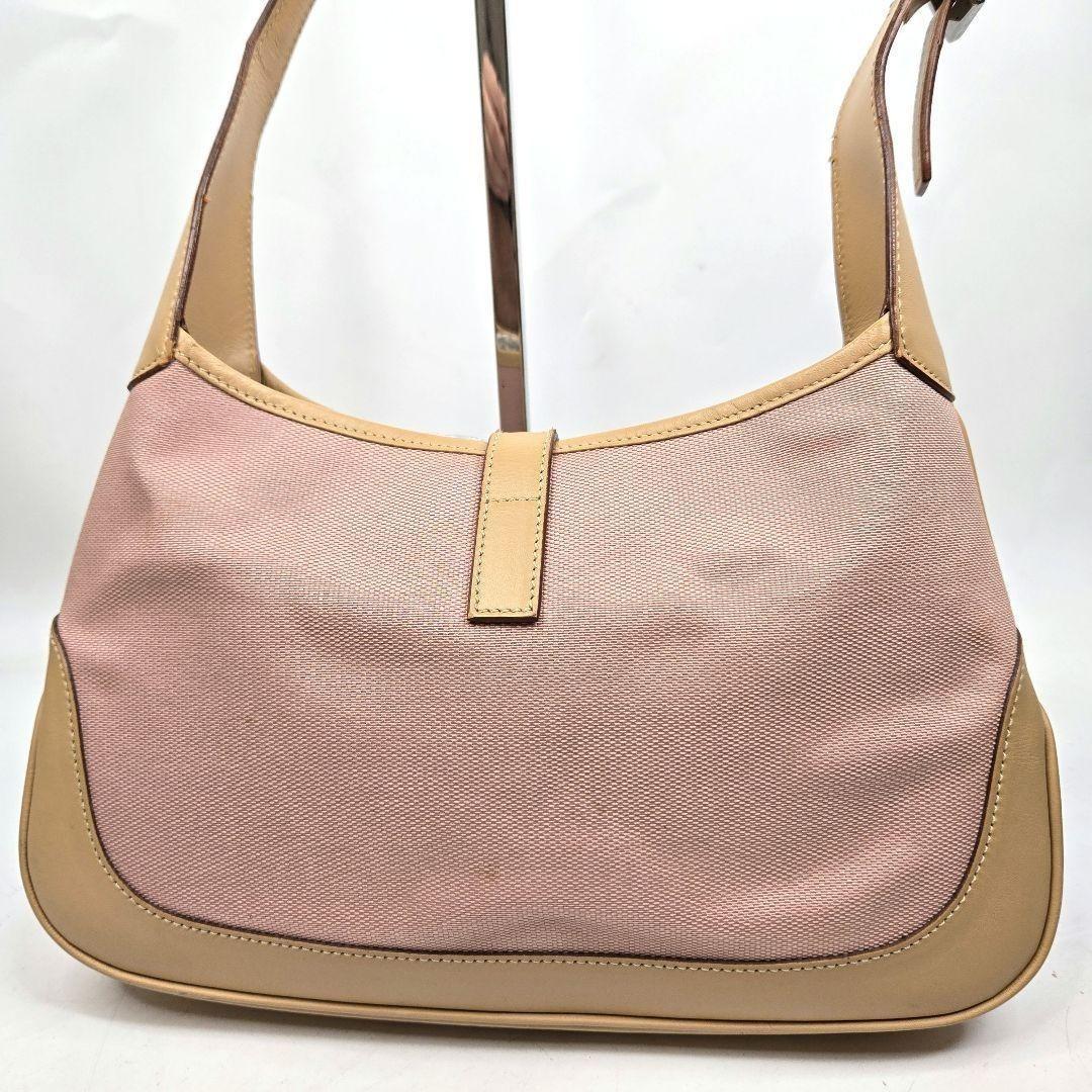 GUCCI ワンショルダーバッグ ジャッキー キャンバス レザー