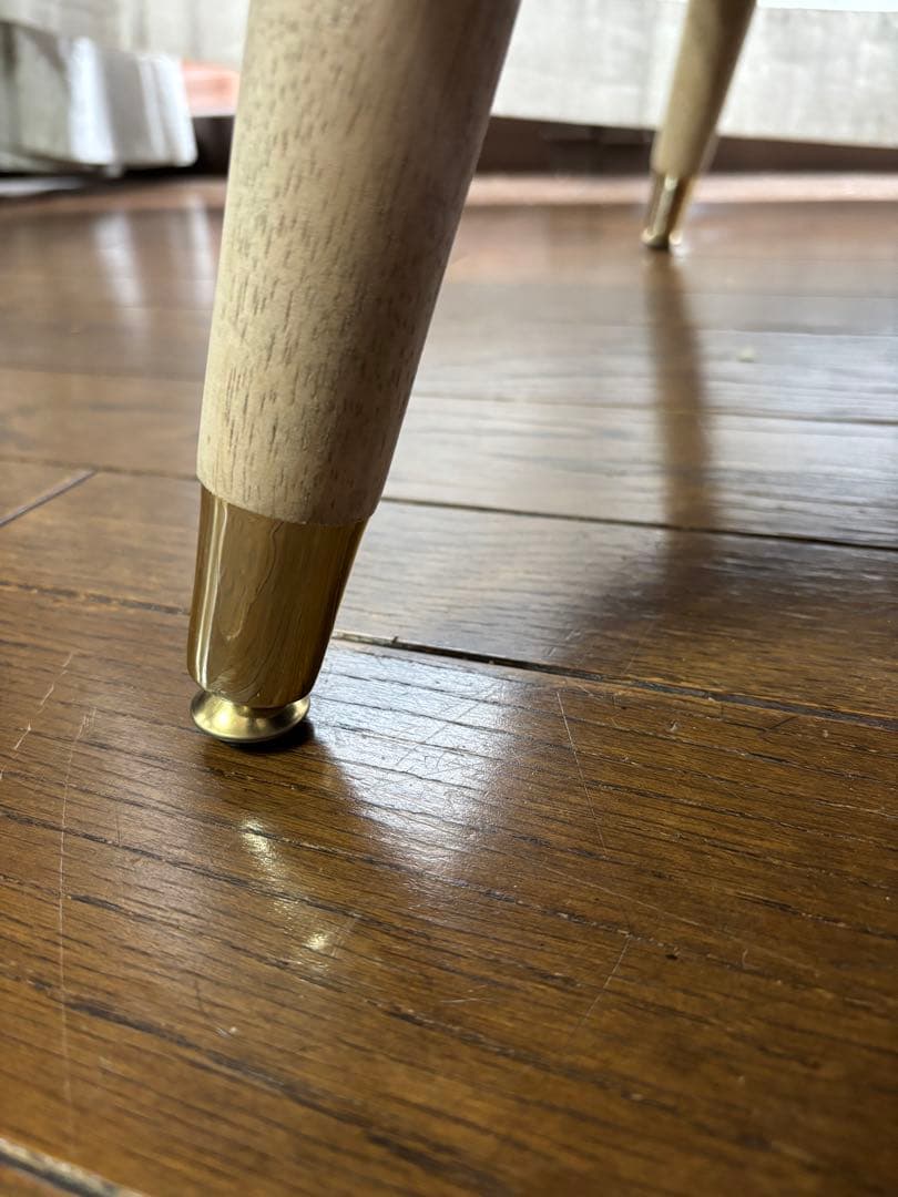 ダークグリーン ボタン留め 1人掛けレザーソファ